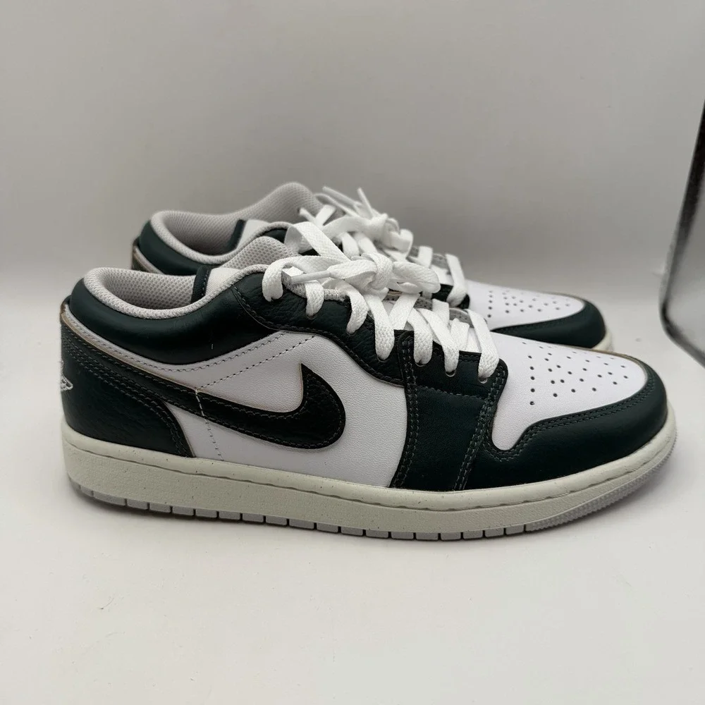 **NEW Nike Air Jordan 1 LOW SE Oxidized Green White FQ7687 300 Men's Sz 8 Shoes - Picture 2 of 10